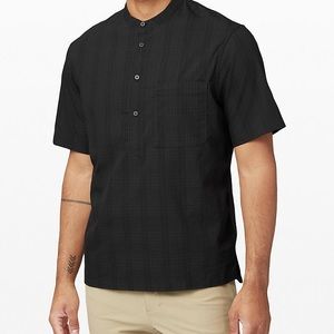 NWT Lululemon Down to the Wire Henley Grid